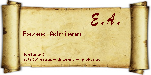 Eszes Adrienn névjegykártya