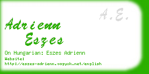 adrienn eszes business card